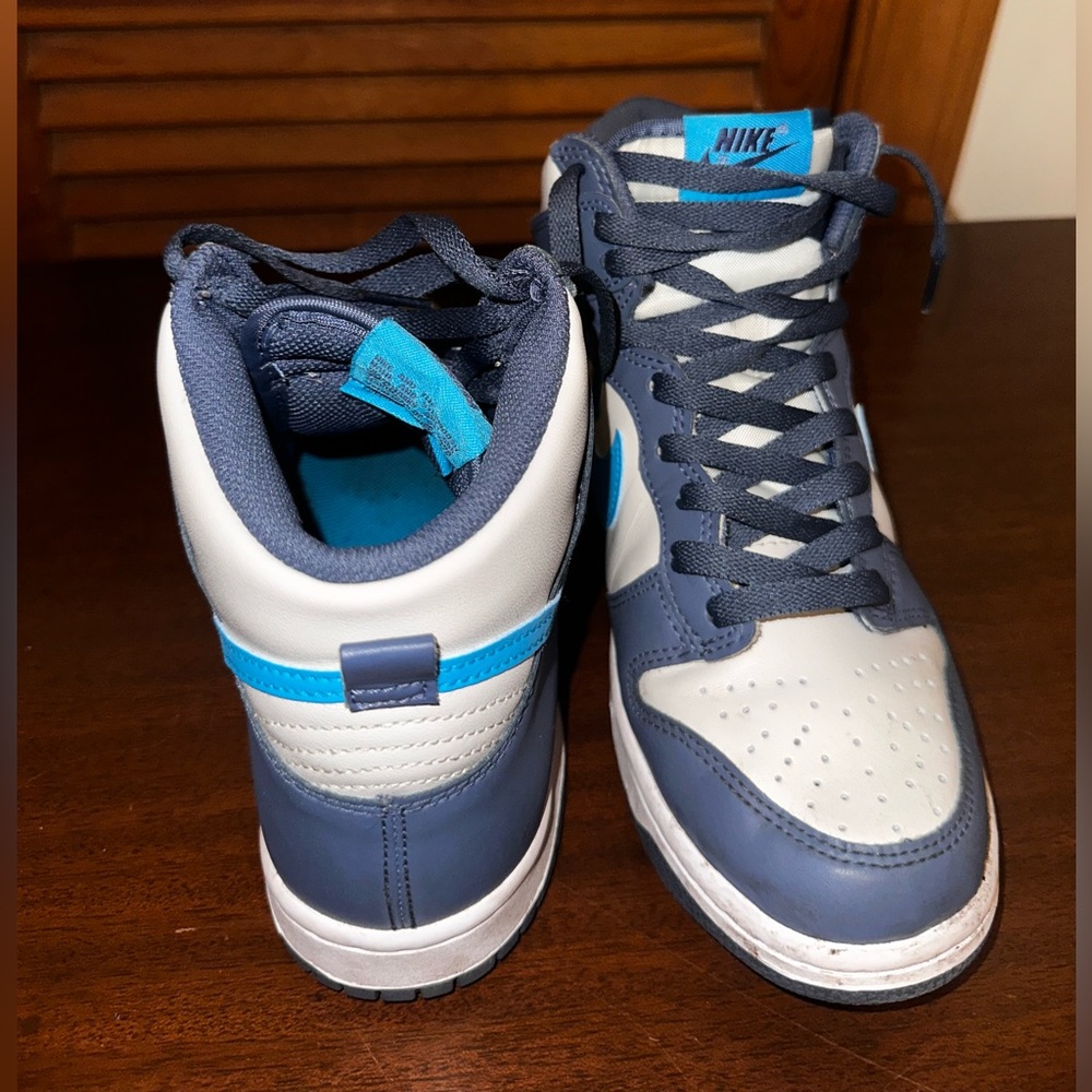 Nike Dunk High GS ‘Light Bone Diffused Blue’ - Picture 5 of 7